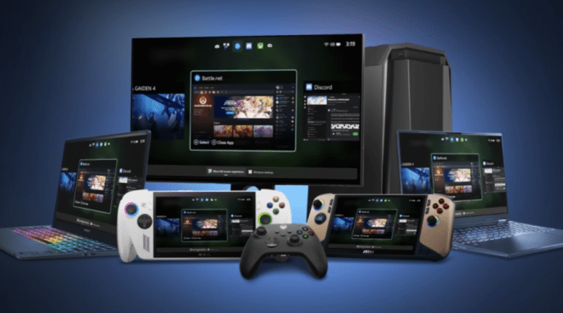 Xbox Fullscreen Experience on handhelds, laptops, and gaming desktops