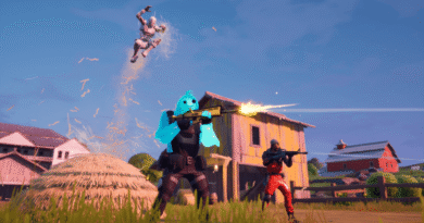 Fortnite screenshot: hay stack sneaky