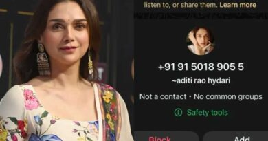 Aditi Rao warns against WhatsApp impersonator