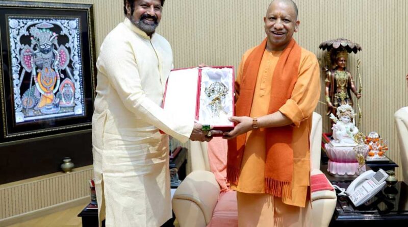 Akhanda2 makers meet UP CM Yogi Adityanath