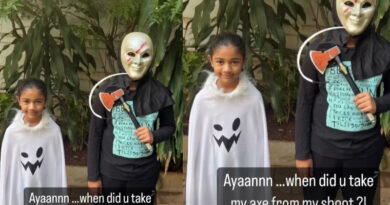 Allu Arjun kids celebrate Halloween