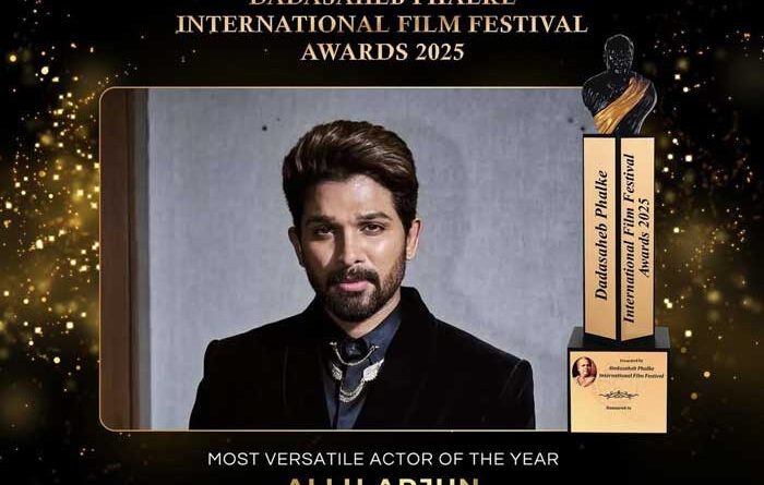 Allu Arjun turns emotional on Pushpa making big at Dada Saheb Phalke Awards 2025