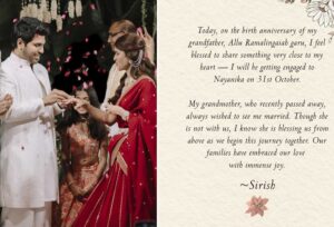 Allu Sirish About His Love Story With Nayanika