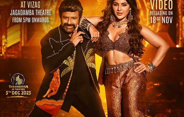 Jajikaya song from Akhanda2 coming out