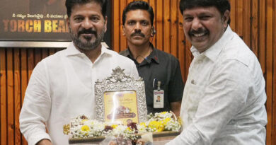 Maha Vamsi Invites CM to Poja