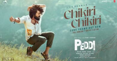 Peddi First Single Chakiri Chakiri On November 7th