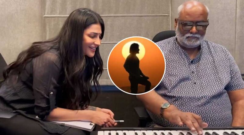 Shruti Haasan touched by Keeravani in SSMB29