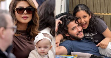 Priyanka Chopra daughter having fun in SSMB29 sets