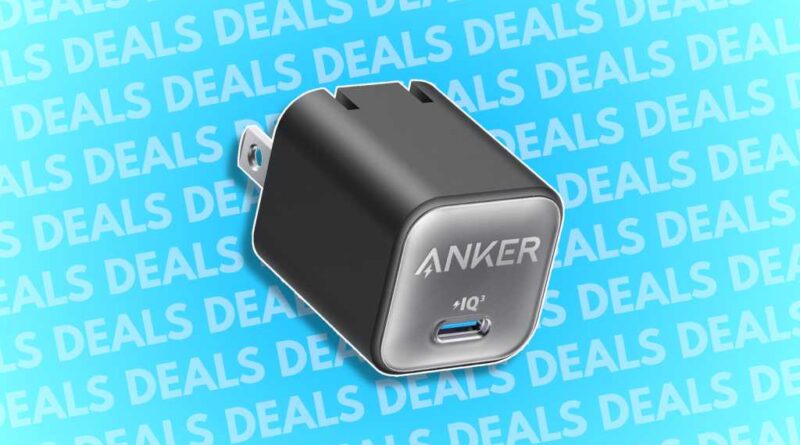 Anker 30W GaN USB-C wall plug charger power adapter deal