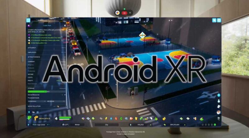 Android XR feature pull Windows PC app into Galaxy XR headset
