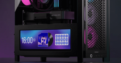 Corsair 4000D ARGB case with touchscreen