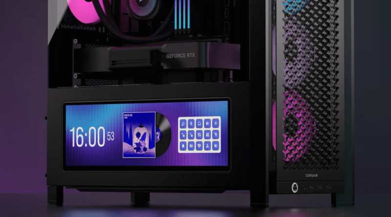 Corsair 4000D ARGB case with touchscreen