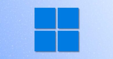 Windows 11 logo on soft blue white background