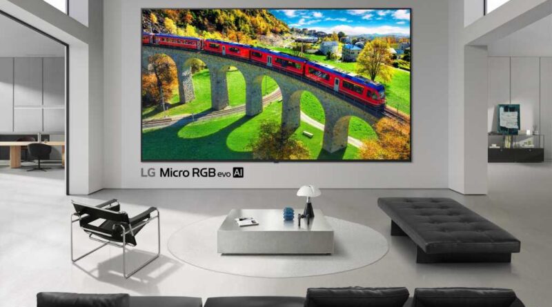 LG Micro RGB evo mini-LED TV