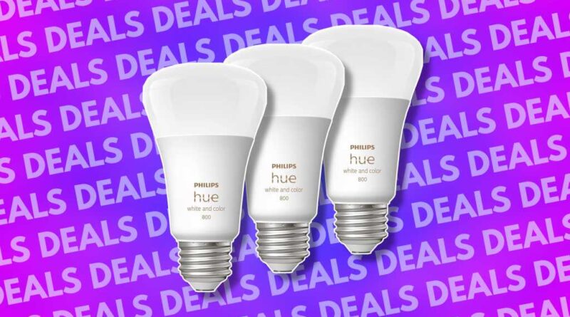 Philips Hue White Color Ambiance bulb 3-pack deal