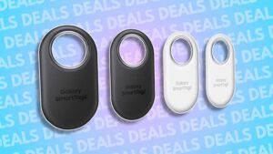 Samsung Galaxy SmartTag2 Bluetooth tracker 4-pack deal
