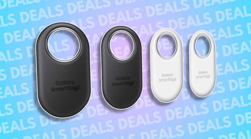 Samsung Galaxy SmartTag2 Bluetooth tracker 4-pack deal