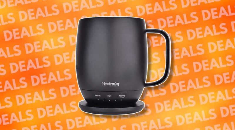 Nextmug smart self-heating mug deal