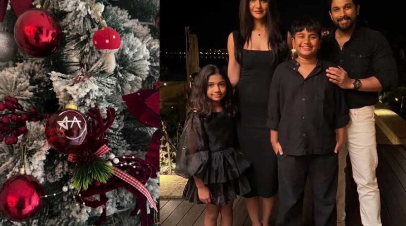 Sneha Reddy creates AA tree as X Mas Special