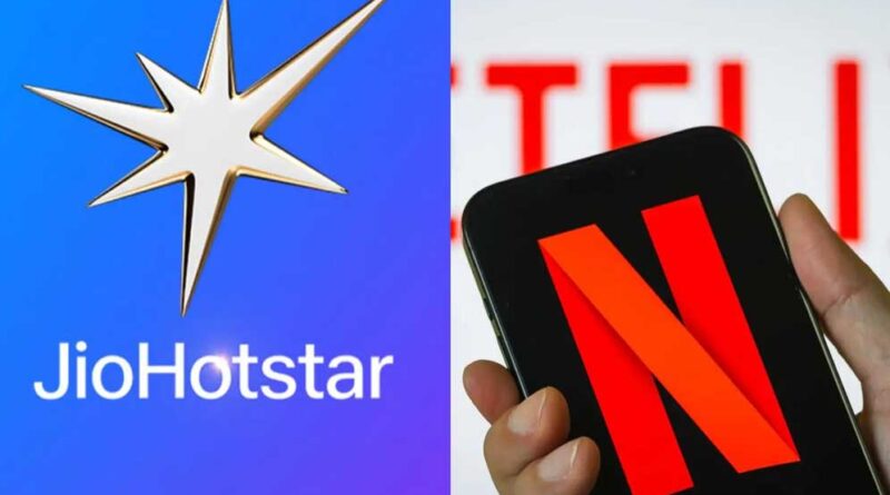 Jio hotstar overtaking netflix subscribers
