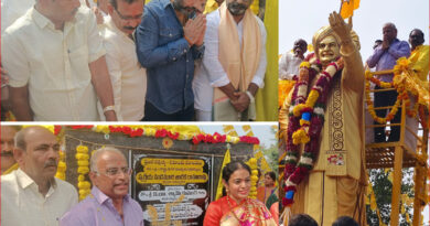 Nandamuri Mohana Krishna - Rupa unveiling of the New Statue of Legendary NTR at Rathan Village