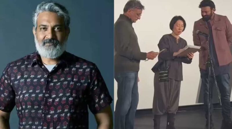 Rajamouli Emotional letter as Prabhas is in Japan