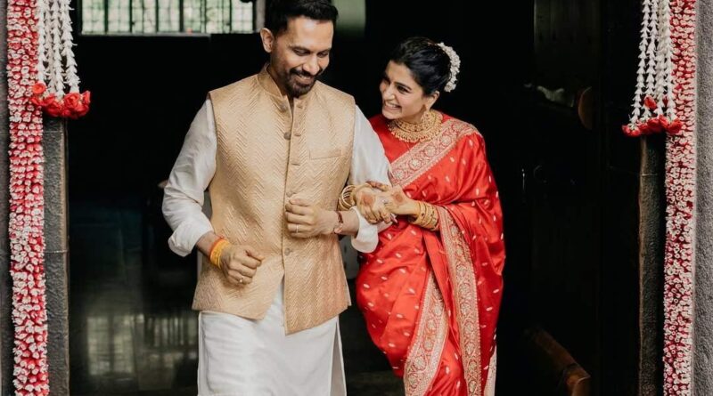 Raj Nidamoru and Samantha get married traditionally