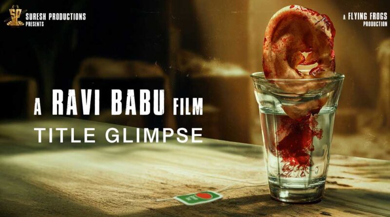 Ravi Babu Next Titled Razor A Brutal Crime Action Thriller