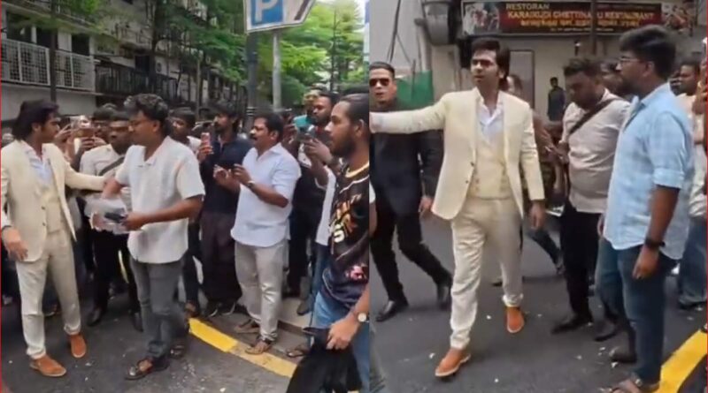 Fan fell in front of Simbu car - Malaysians wonder why he was crying