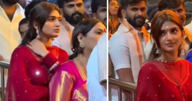 Sreeleela worried for her grandma during Tirupati visit