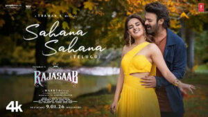 Sahana Sahana song from The Raja Saab out with a surprise twist