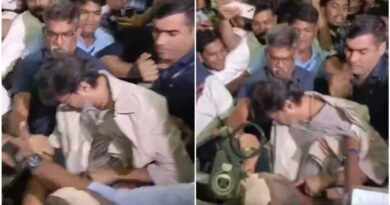 Fans furious as Vijay gets mobbed and falls at Chennai airport