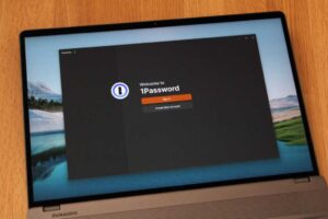 1Password app on a Windows 11 laptop (Dec 2025)
