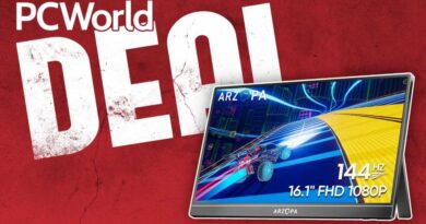 Arzopa Z1FC portable gaming monitor PCWorld deal