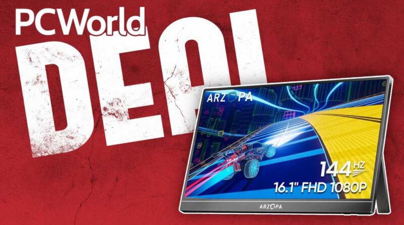 Arzopa Z1FC portable gaming monitor PCWorld deal