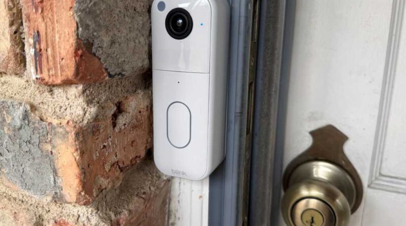 Blink Video Doorbell 2nd Gen installed