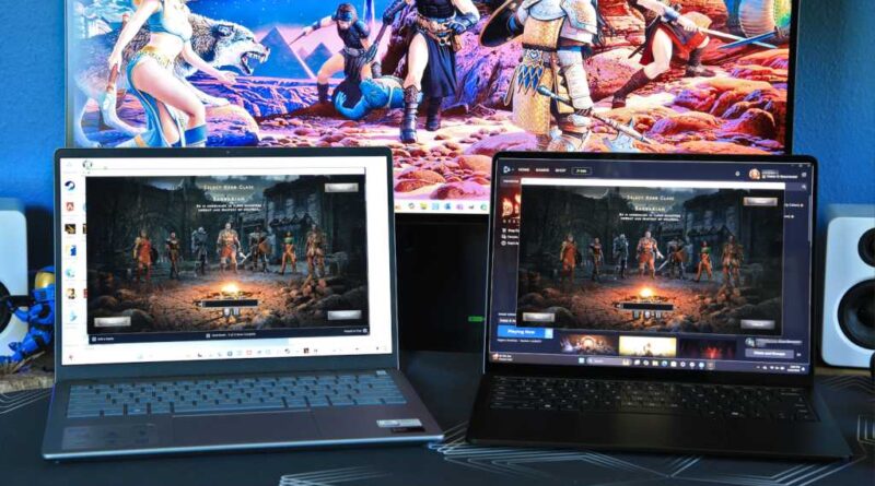 Qualcomm Adreno X1 vs Intel Arc graphics laptops hero