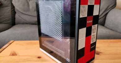 Framework Desktop with translucent side panel