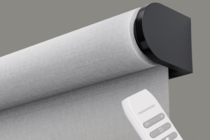 GE smart shade header and remote