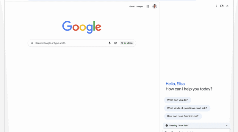 Google Gemini in Chrome Side Panel 1