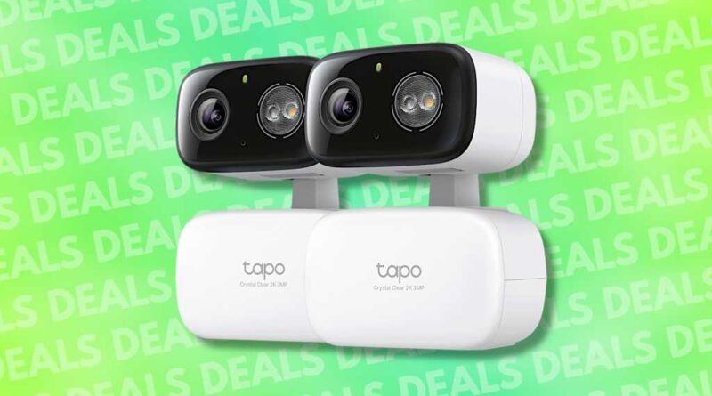 Tapo HybridCam 360 security camera 2-pack deal