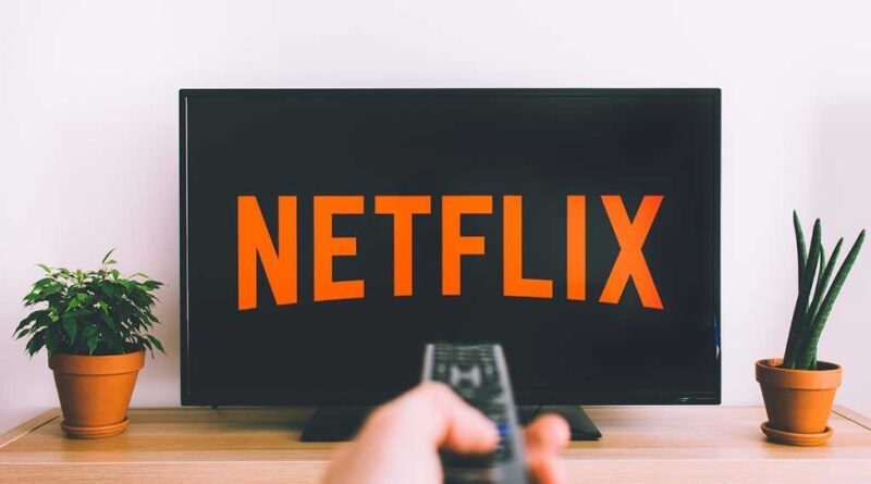 Netflix on a TV screen