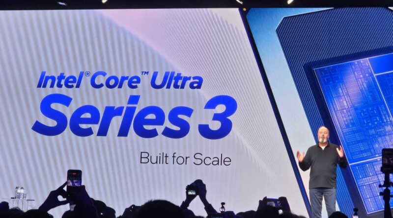 Intel Core Ultra Series 3 Panther Lake CES 2026