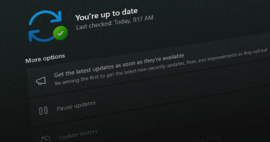 Windows Update screenshot