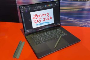 Lenovo Yoga Pro 9i Aura Edition at CES 2026