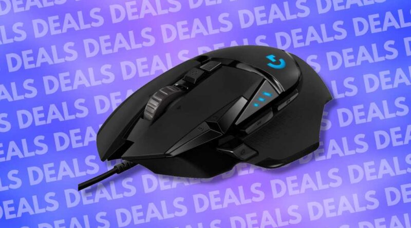 Logitech G502 Hero wired gaming mouse deal