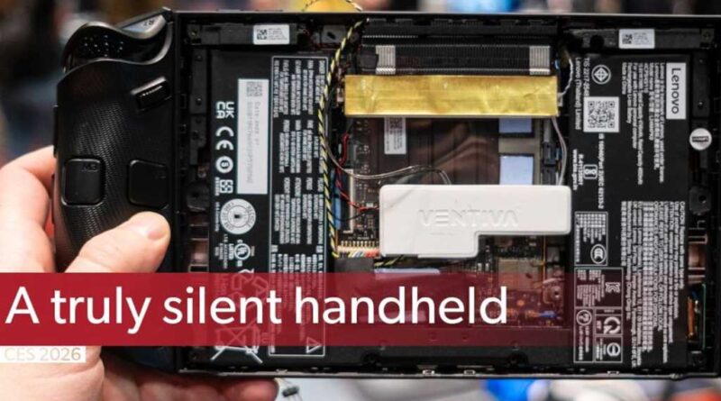 Ventiva tech on a Lenovo Legion Go 2