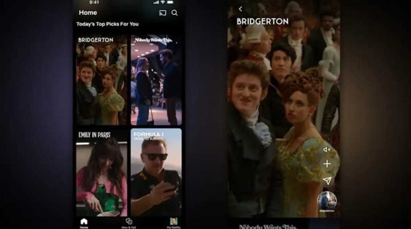 Netflix vertical videos