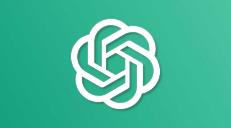 OpenAI ChatGPT logo on a green background