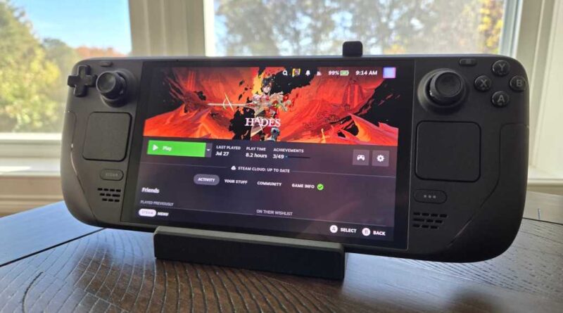 Steam Deck showing Hades